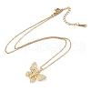 201 Stainless Steel Cable Chain Necklaces NJEW-P309-18A-G-2