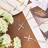 304 Stainless Steel Crystal Rhinestone Brooches AJEW-CA00002-5