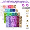 DIY Disc Polymer Clay & CCB Plastic Beads Jewelry Making Findings Kits DIY-YW0010-54A-3