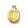 Brass Enamel Pendants KK-Z104-06G-01-1
