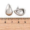Rack Plating Brass Teardrop Stud Earrings X-EJWE-Q766-03P-2