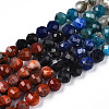 Natural Mixed Gemstone Beads Strands G-D080-A01-01-24-4