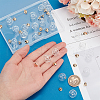   DIY Empty Globe Ball Pendant Making Kit DIY-PH0021-42-3