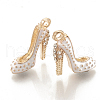 Alloy Enamel Stilettos Pendants X-ENAM-S115-042D-2