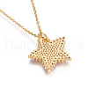 304 Stainless Steel Pendant Necklaces NJEW-E138-02G-3