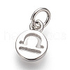 Brass Charms ZIRC-E152-39I-P-RS-1