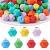 Hexagon Food Grade Eco-Friendly Silicone Focal Beads SIL-YW0001-11A-1