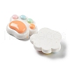 Opaque Resin Cabochons RESI-G084-06-3