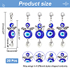  20Pcs Wings & Heart Tibetan Style Alloy Pendant Decorates HJEW-NB0001-84-2