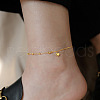 Stainless Steel Charm Anklets for Women WG18C2B-19-1