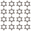 SUNNYCLUE 60Pcs Tibetan Style Zinc Alloy Bead Frame FIND-SC0010-42-1