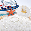 SUNNYCLUE 400Pcs ABS Plastic Imitation Pearl Beads KY-SC0002-16-4