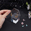 Acrylic Earring Display Stands Cube EDIS-WH0032-16A-3