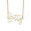 Stainless Steel Name Pendant Necklaces WG885C8-02-2