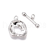 925 Sterling Silver Baroque Toggle Clasps STER-T007-103P-1