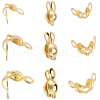 Beebeecraft 300Pcs 3 Styles Brass Bead Tips KK-BBC0015-71-1