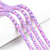 Handmade Polymer Clay Bead Strands CLAY-T020-10D-4