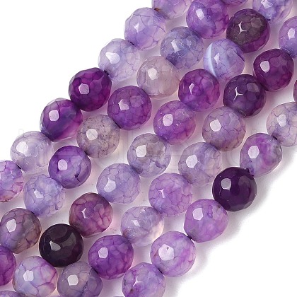 Natural Agate Beads Strands G-C082-A01-55-1