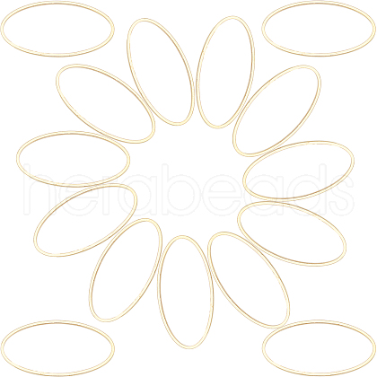 SUNNYCLUE Brass Linking Rings KK-SC0001-24G-1
