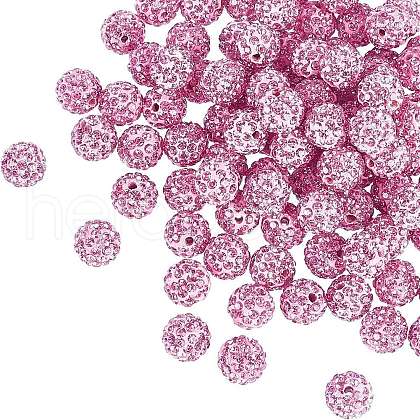   Pave Disco Ball Beads RB-PH0008-30B-1