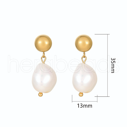 Mother's Day Jewellery Pearl Pendant and Earrings Set EC8358-1