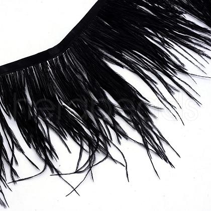 Fashion Ostrich Feather Cloth Strand Costume Accessories FIND-R030-10-15cm-17-1