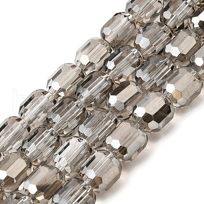 Electroplate Glass Beads Strands GLAA-G112-07J-1