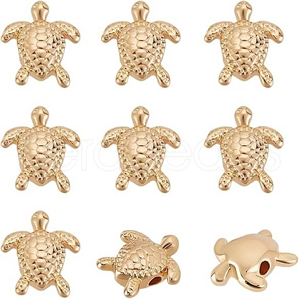 ARRICRAFT 10Pcs Rack Plating Brass Beads KK-AR0004-14-1