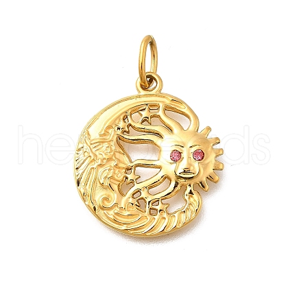 304 Stainless Steel Pendants STAS-R159-61G-05-1