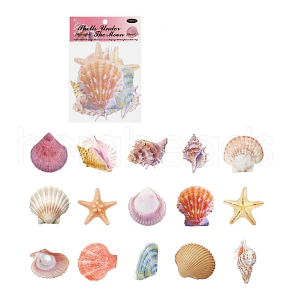 30Pcs PET Self-Adhesive Decorative Stickers WG24842-05-1