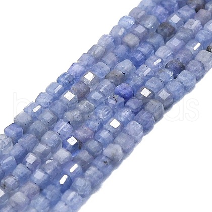 Natural Blue Aventurine Beads Strands G-P457-B01-10-1
