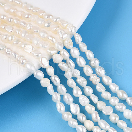 Natural Cultured Freshwater Pearl Beads Strands PEAR-N014-03K-1