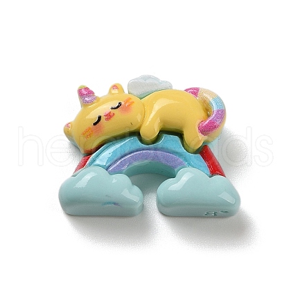 Opaque Resin Decoden Cabochons RESI-R447-05E-1