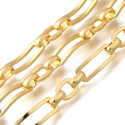 Rectangle Brass Link Chains CHC-Q020-03G-1