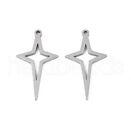 304 Stainless Steel Pendants X-STAS-N095-099-1