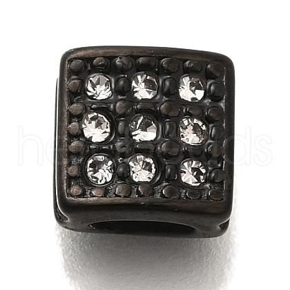 304 Stainless Steel Rhinestone Beads STAS-G350-21EB-1