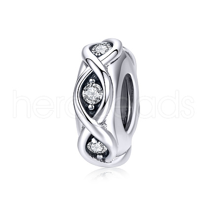 925 Sterling Silver European Beads HJEW-FF0012-14-1