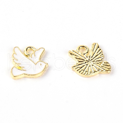 Zinc Alloy Enamel Charms PALLOY-TAC0022-10B-1