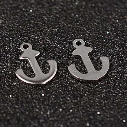 Anchor 304 Stainless Steel Charms STAS-M249-01-1