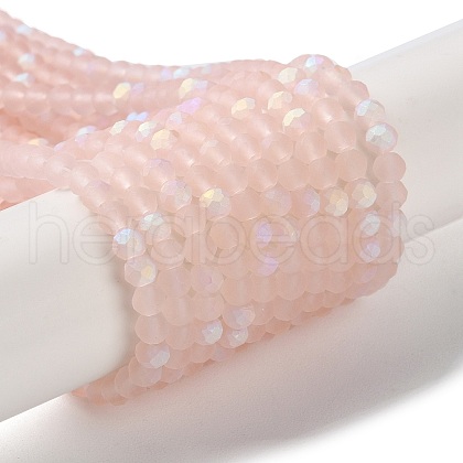 Imitation Jade Glass Beads Strands EGLA-YW0003-19B-19-1