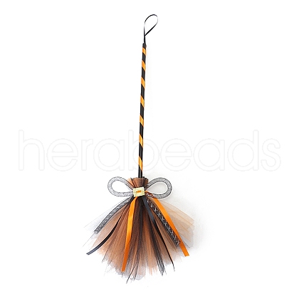 Halloween Witch Broom Ornament PW-WG20721-07-1