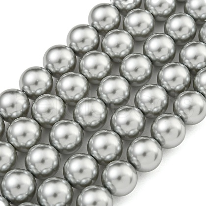 Glass Pearl Beads Strands HY-G002-01F-04-1
