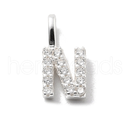 925 Sterling Silver with Cubic Zirconia Charms STER-Q004-01N-S-1