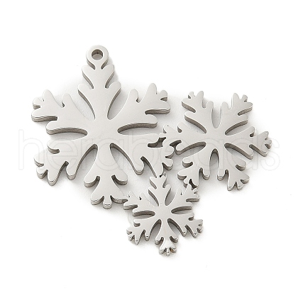 201 Stainless Steel Pendants STAS-R133-01P-02-1