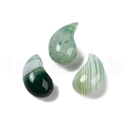 Natural Striped Agate/Banded Agate Pendants G-NH0047-01D-1