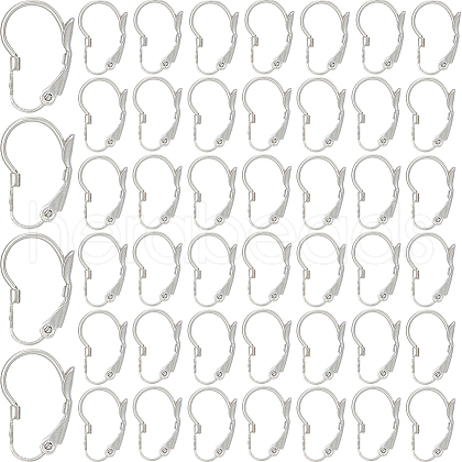 SOFPLATE 304 Stainless Steel Leverback Earring Findings STAS-SP0001-03B-1