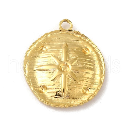 Ion Plating(IP) 304 Stainless Steel Pendants STAS-C104-07G-1