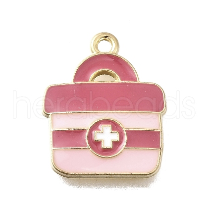 Medical Theme Alloy Enamel Pendants FIND-G090-02B-01-1