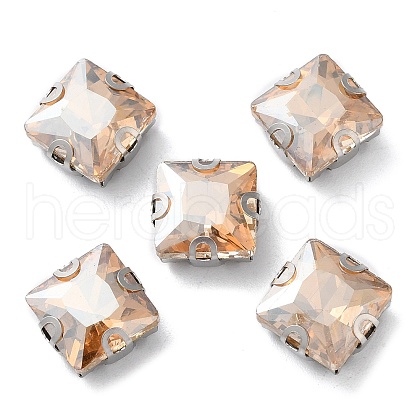 Square Sew on Rhinestone RGLA-L028-06E-03-1