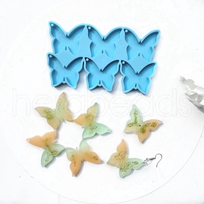 Butterfly Pendant Silhouette Silicone Molds DIY-F109-14-1